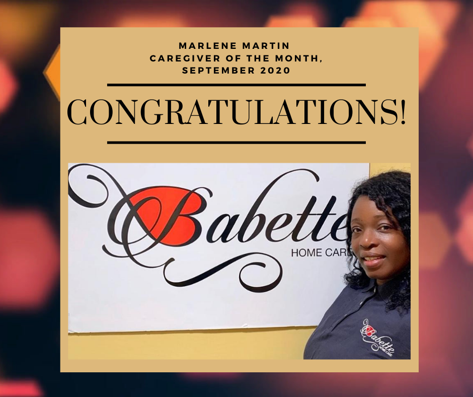 Caregiver of the month, Babette Home Care